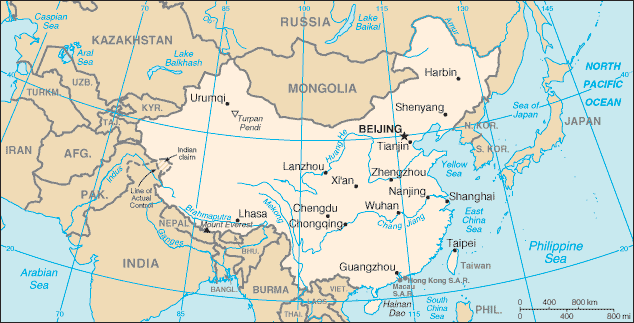 Map of China